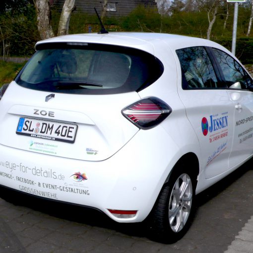 Dörpsmobil - Sponsoren hinten