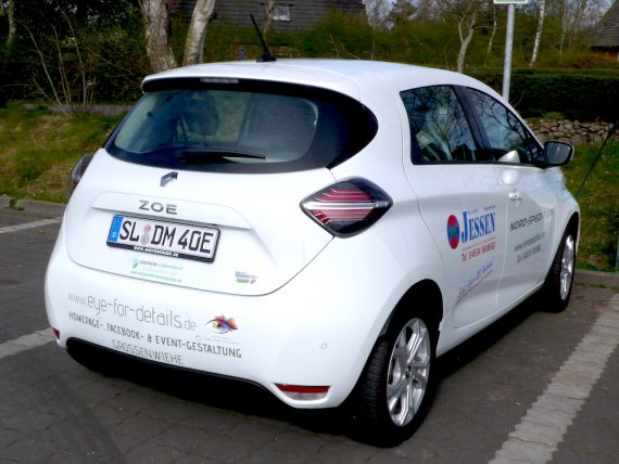 Dörpsmobil - Sponsoren hinten