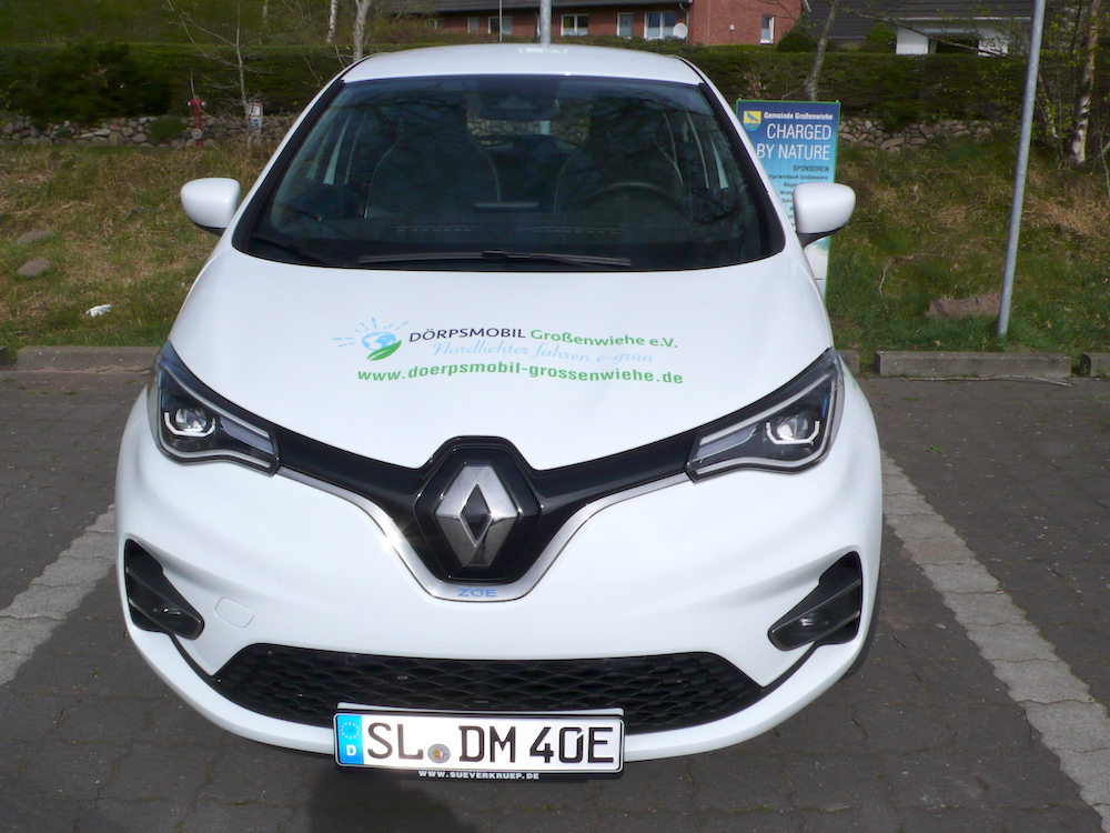 Dörpsmobil - Sponsoren vorne